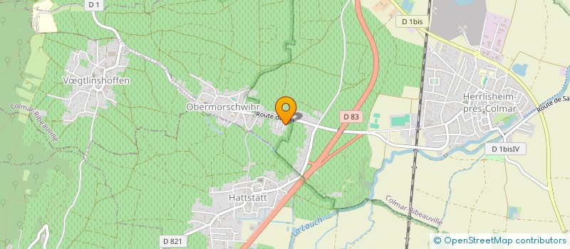 localisation de l'entreprise MAITRISE TECHNIQUE EAU & ENERGIES  OBERMORSCHWIHR