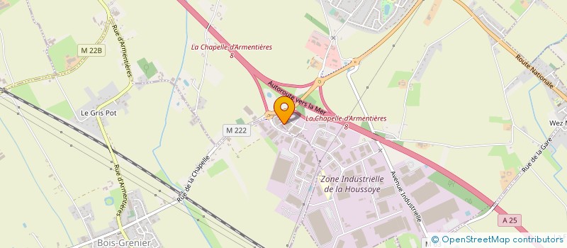 localisation de l'entreprise MAITRISEO  LA CHAPELLE-D'ARMENTIERES