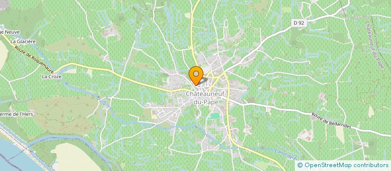 localisation de l'entreprise MAITRISES ET SYSTEMES  CHATEAUNEUF-DU-PAPE