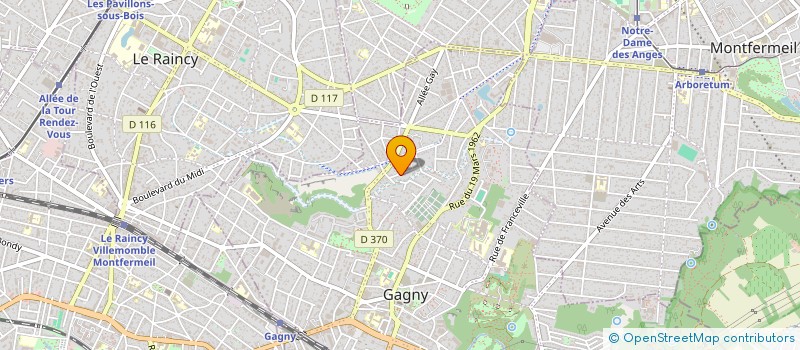 localisation de l'entreprise MAITRIZ à GAGNY