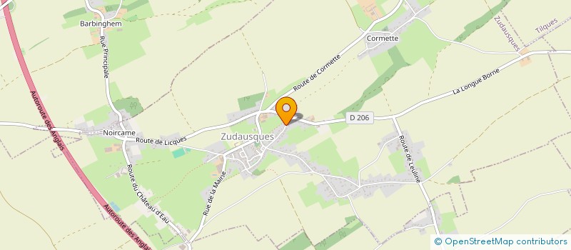 localisation de l'entreprise MAITTEN ET CLAUDE  ZUDAUSQUES