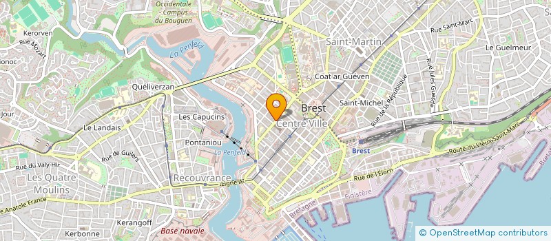 localisation de l'entreprise MAIWENN LE GALL à BREST
