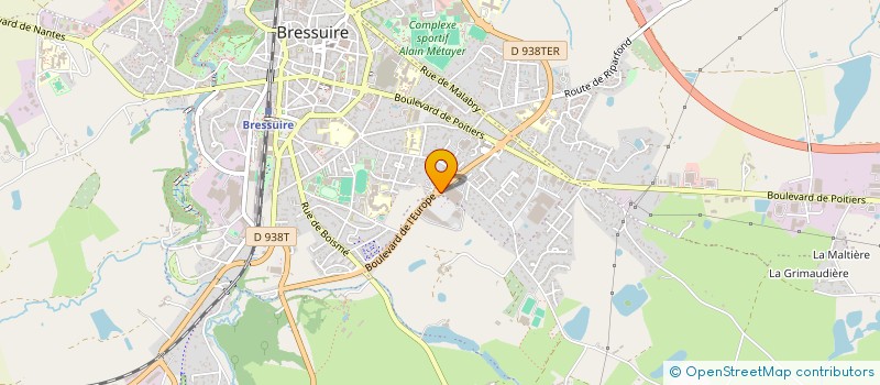 localisation de l'entreprise MAIXIAM  BRESSUIRE