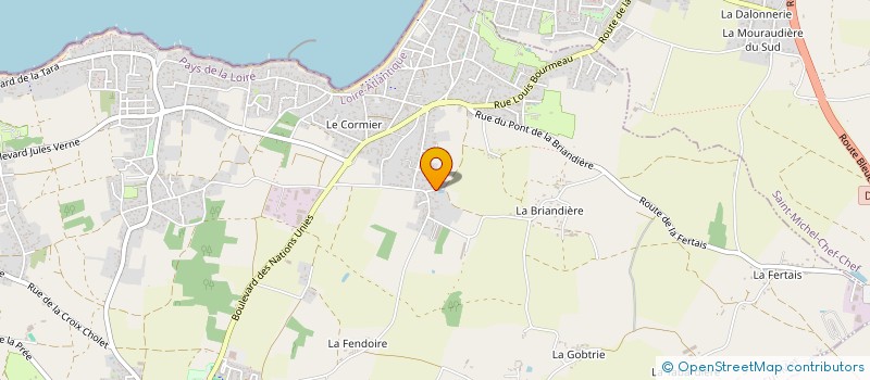 localisation de l'entreprise MAIXILINE à LA PLAINE-SUR-MER
