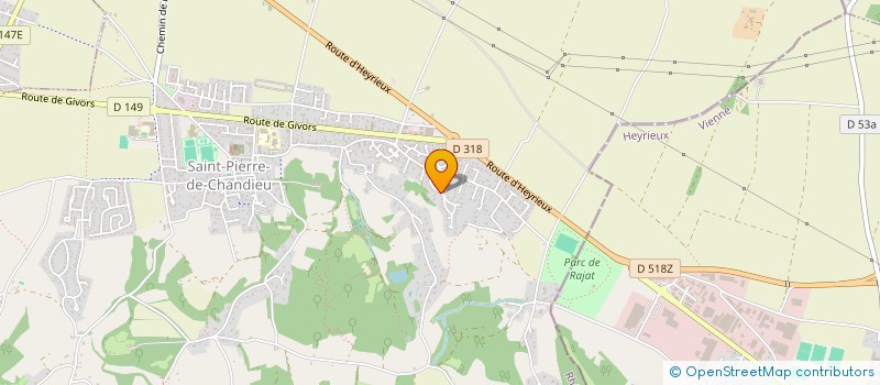 localisation de l'entreprise MAIZDEZ à SAINT-PIERRE-DE-CHANDIEU