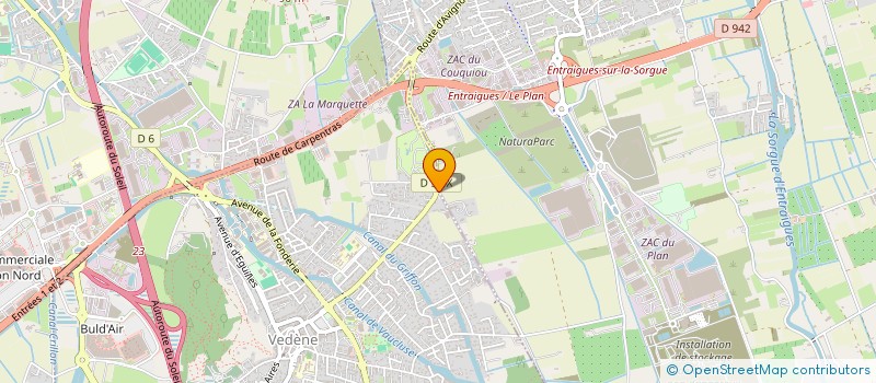 localisation de l'entreprise MAIZET  VEDENE