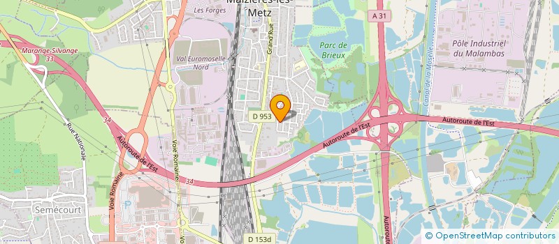 localisation de l'entreprise MAIZIERES CARTES  MAIZIERES-LES-METZ