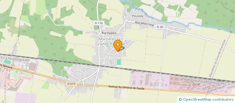 localisation de l'entreprise MAIZIERES LUDIX  MAIZIERES-LA-GRANDE-PAROISSE