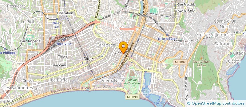 localisation de l'entreprise MAIZON à NICE