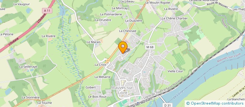 localisation de l'entreprise MAJ 44  MAUVES-SUR-LOIRE