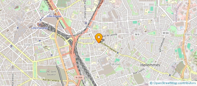 localisation de l'entreprise MAJ à LILLE
