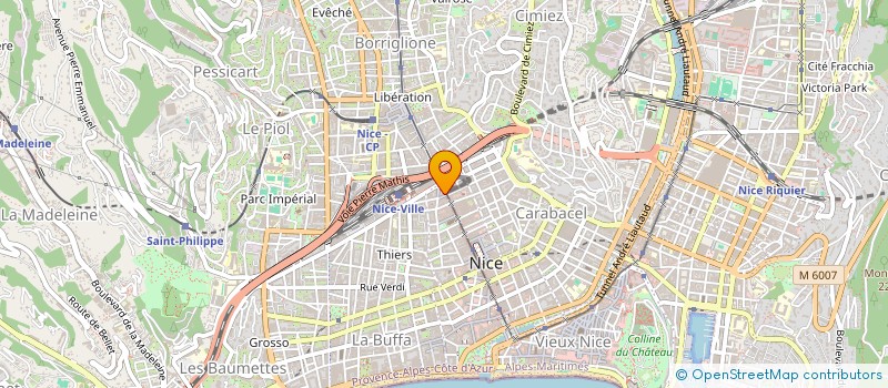 localisation de l'entreprise MAJ à NICE