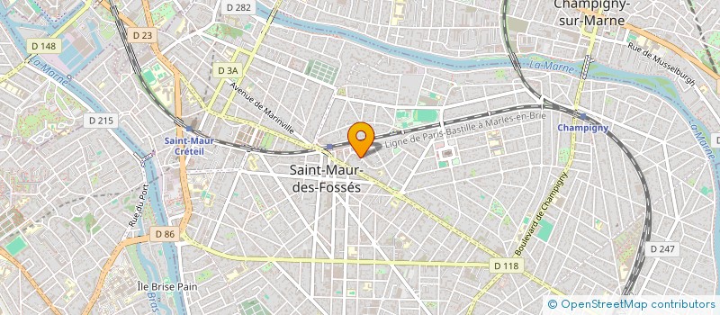 localisation de l'entreprise MAJ à SAINT-MAUR-DES-FOSSES