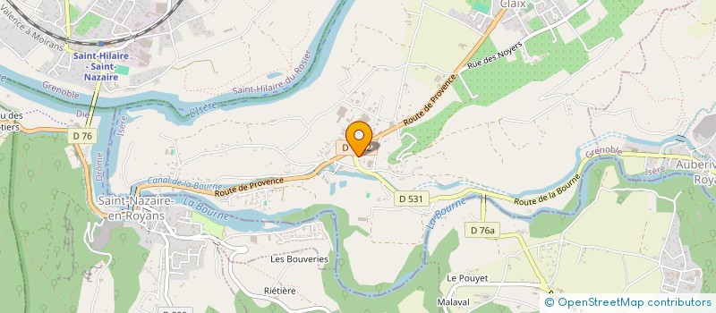 localisation de l'entreprise MAJ  SAINT-JUST-DE-CLAIX