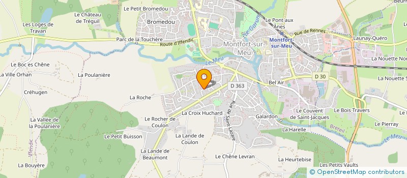 localisation de l'entreprise MAJ  MONTFORT-SUR-MEU