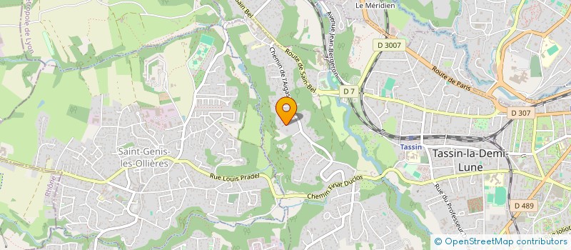 localisation de l'entreprise MAJ  TASSIN-LA-DEMI-LUNE