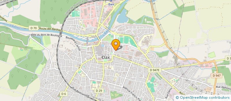 localisation de l'entreprise MAJ  DAX