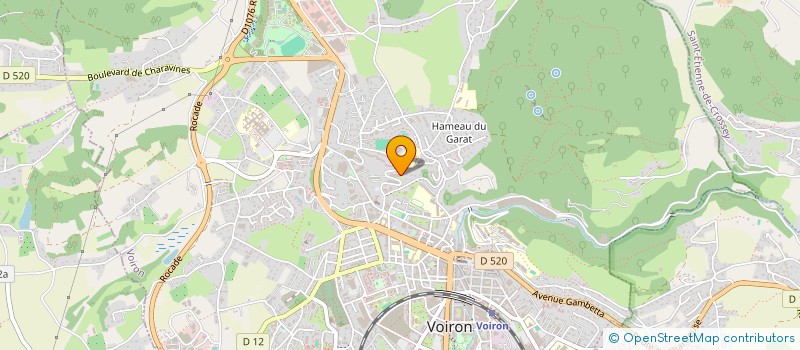 localisation de l'entreprise MAJ  VOIRON