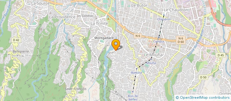 localisation de l'entreprise MAJ'BAT  SAINT-DENIS