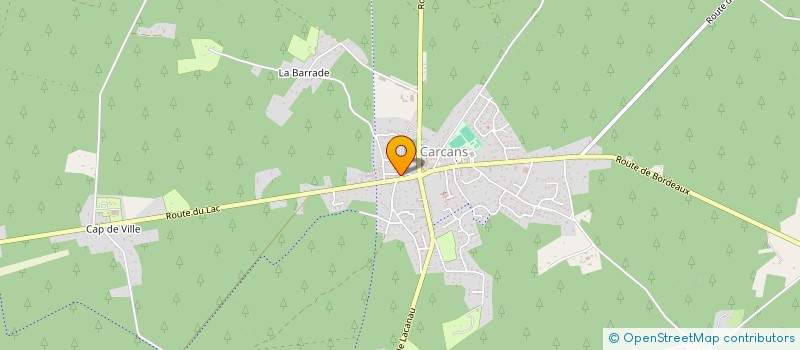 localisation de l'entreprise MAJ CARCANS  CARCANS