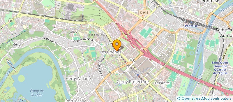 localisation de l'entreprise MAJ CORP  CERGY