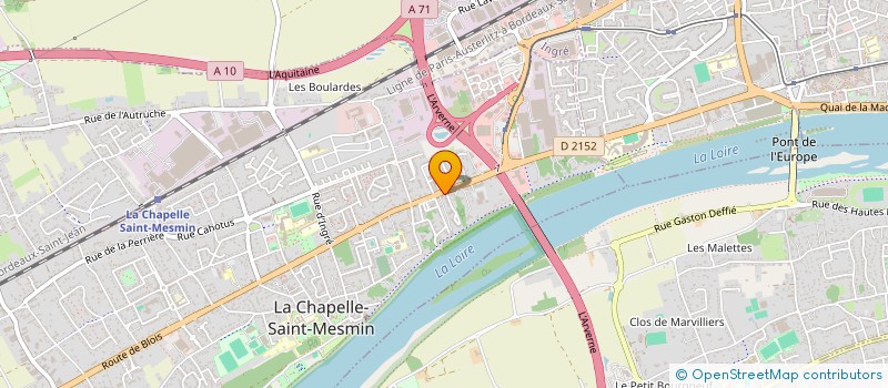 localisation de l'entreprise MAJ'CUT à LA CHAPELLE-SAINT-MESMIN