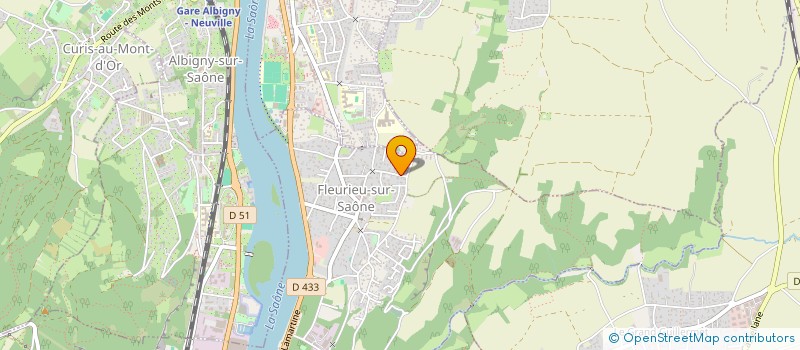 localisation de l'entreprise MAJ DEVELOPPEMENT  FLEURIEU-SUR-SAONE