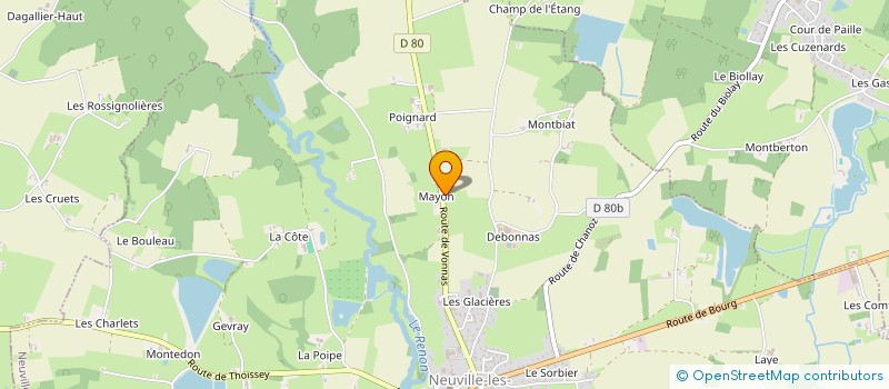 localisation de l'entreprise MAJ EQUITATION à NEUVILLE-LES-DAMES