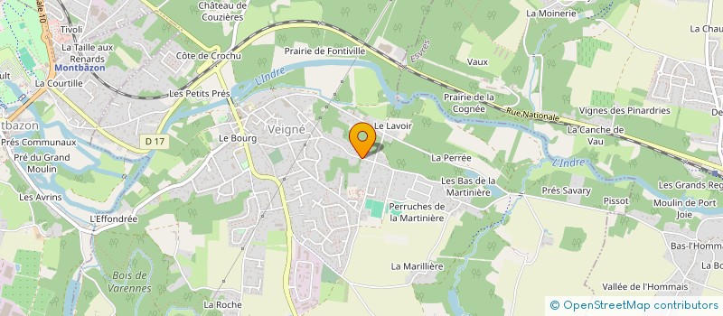 localisation de l'entreprise MAJ'ICK EVENEMENT à VEIGNE