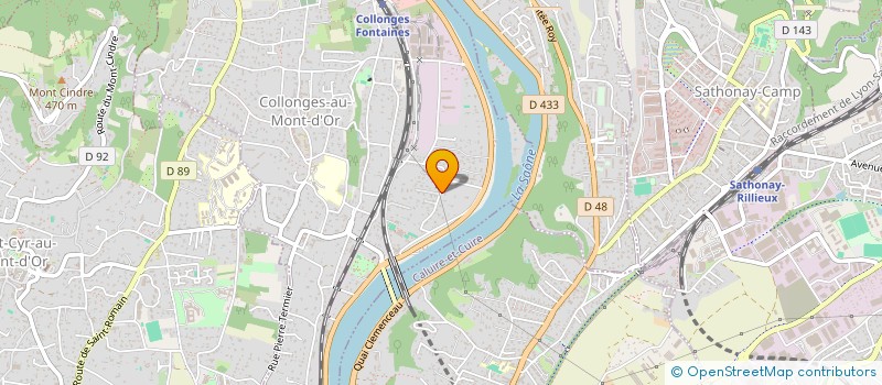 localisation de l'entreprise MAJ IN AIR  COLLONGES-AU-MONT-D'OR