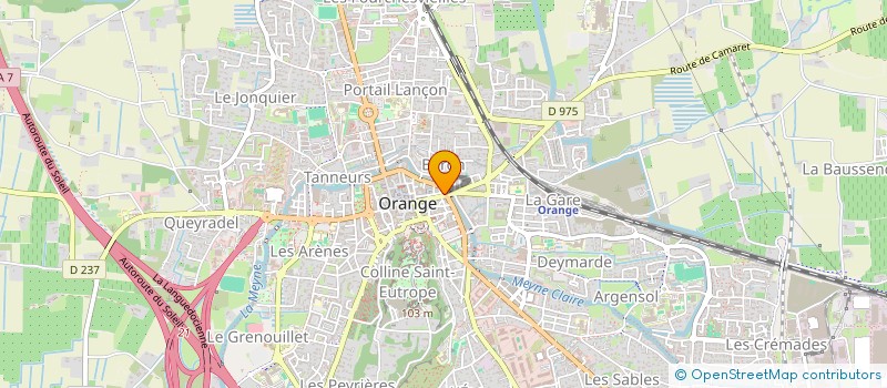 localisation de l'entreprise MAJ INVEST  ORANGE