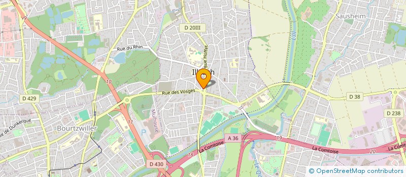 localisation de l'entreprise MAJ INVEST  ILLZACH