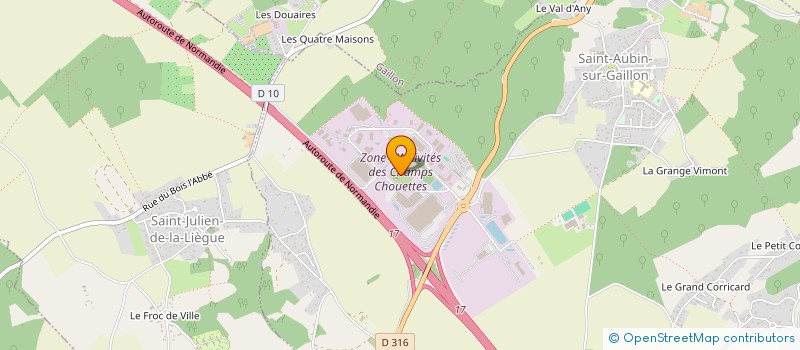 localisation de l'entreprise MAJ RAQUETTES SPORTS  SAINT-AUBIN-SUR-GAILLON