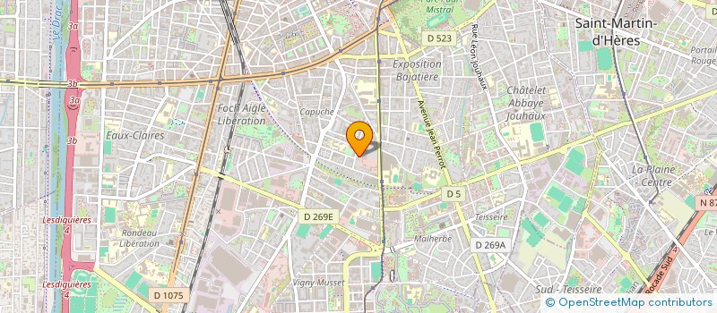 localisation de l'entreprise MAJ RENOVATION à GRENOBLE