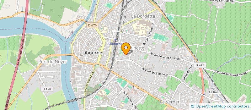 localisation de l'entreprise MAJ SERVICE à LIBOURNE