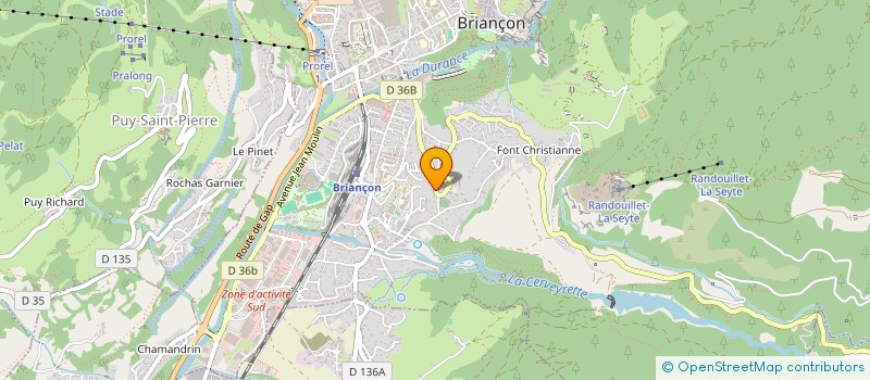 localisation de l'entreprise MAJ SERVICES à BRIANCON
