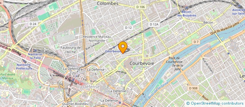 localisation de l'entreprise MAJ SERVICES à VILLENEUVE-LA-GARENNE