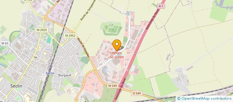 localisation de l'entreprise MAJ2E  SECLIN