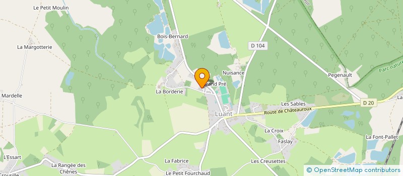 localisation de l'entreprise MAJ9 à LUANT