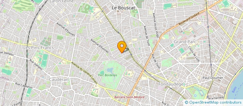 localisation de l'entreprise MAJA  LE BOUSCAT