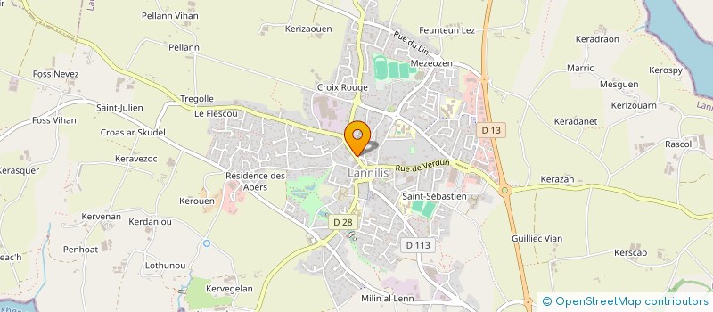 localisation de l'entreprise MAJA à LANNILIS