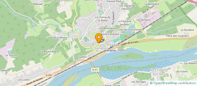 localisation de l'entreprise MAJA  LANGEAIS