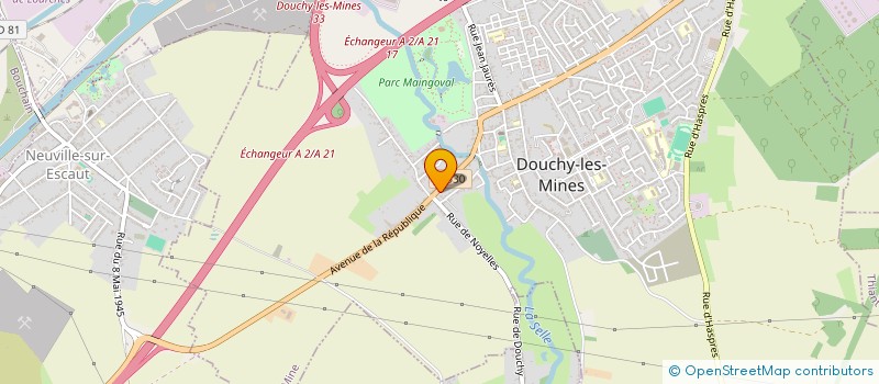 localisation de l'entreprise MAJA  CAULLERY