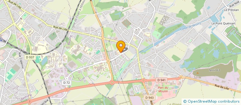 localisation de l'entreprise MAJA  BEUVRY