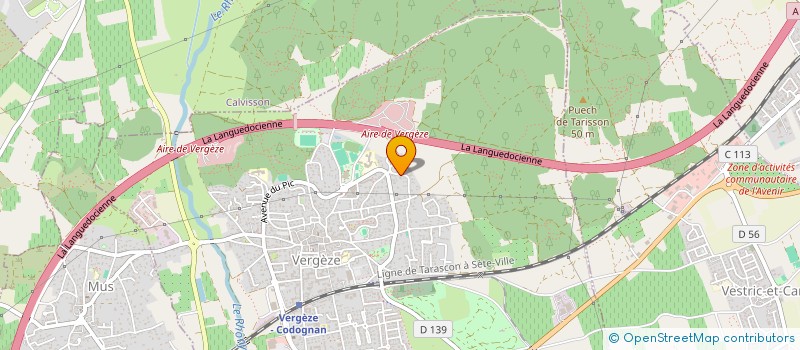 localisation de l'entreprise MAJA  VERGEZE