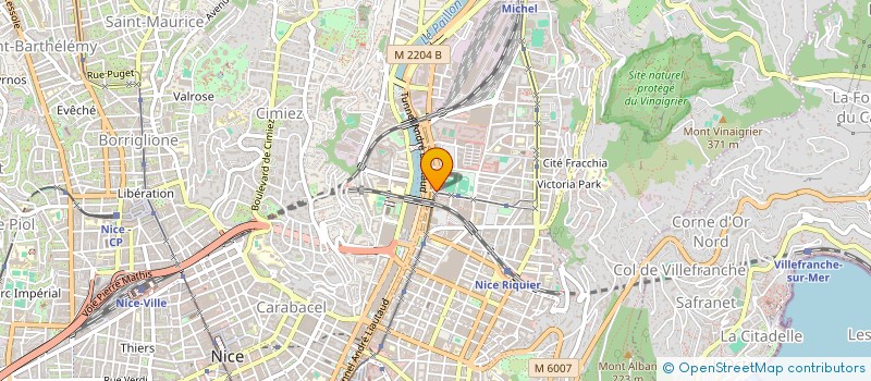 localisation de l'entreprise MAJA à NICE