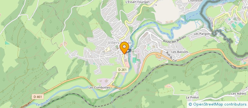 localisation de l'entreprise MAJA  VILLERS-LE-LAC