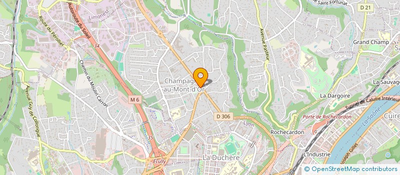 localisation de l'entreprise MAJA  CHAMPAGNE-AU-MONT-D'OR