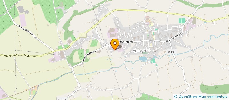 localisation de l'entreprise MAJA  ANNEYRON