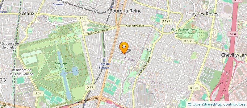 localisation de l'entreprise MAJA à BOURG-LA-REINE